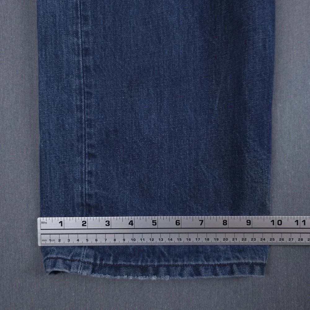 Vintage Levis 569 Baggy Jeans Mens 40x32 (Fits 38x31) Blue Loose Fit Flap Pocket